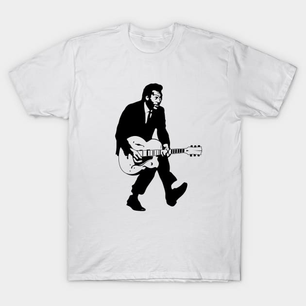 Chuck Berry T-Shirt by Woah_Jonny